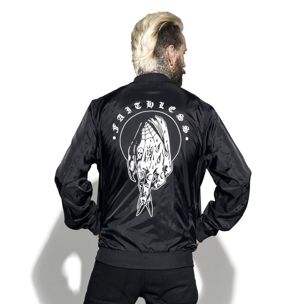 Blackcraft Cult - Graphic Black Bomber Jacket